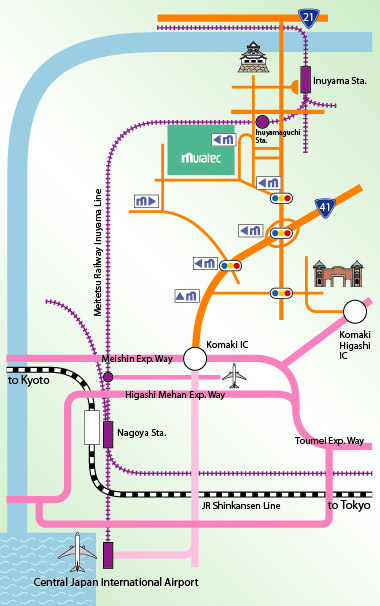 ACCESS MAP Inuyama Plant